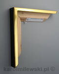 Gilded picture frame with inner frame
