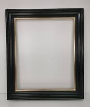 Rama do obrazu na wymiar – czarne wykończenie, ze złotem 22K