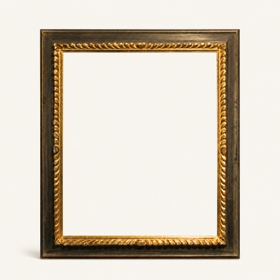 Carved and gilded picture frame