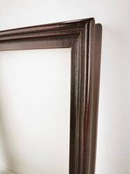 Rustykalna oprawa malarska w brązowym kolorze, ręcznie malowana i wykańczana