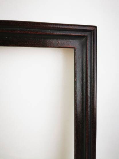 Ręcznie malowana oprawa w kolorze czarnym do malarstwa olejnego