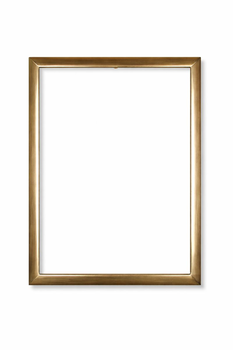 Złota rama do obrazu lub zdjęcia z czeczotem dębowym