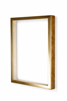 Złota rama do obrazu lub zdjęcia z czeczotem dębowym