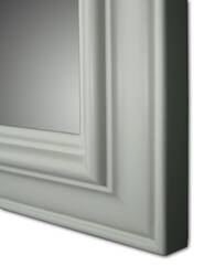 Mirror in white frame, matt finish