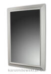 Mirror in white frame