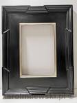 Custom picture frame gilded white gold leaf 12ct plum bole