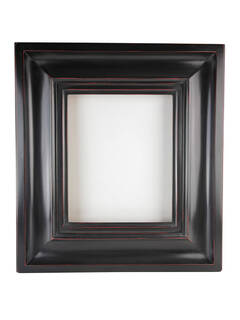 Rama do obrazu na wymiar – szeroka listwa, wykończenie malowane z przetarciami