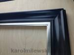 Picture frame gilded 6ct. white gold