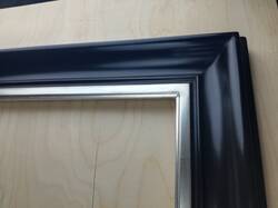 Picture frame gilded 6ct. white gold