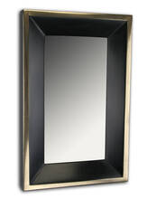 Custom picture frame gilded gold leaf, partially painted.