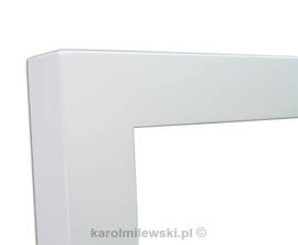 White picture frame 2'' x 2''