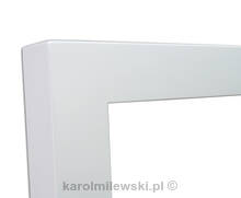 White picture frame 2'' x 2''