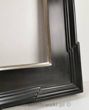 Mirror in frame with flemish corners