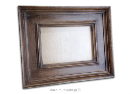 Brown picture frame