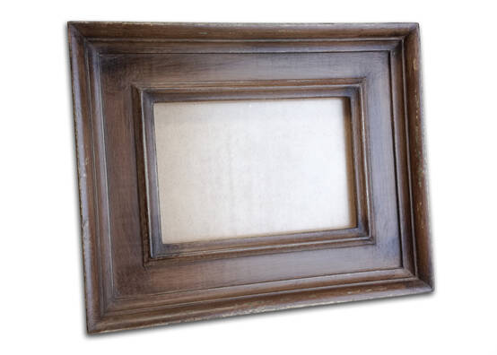 Brown picture frame