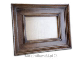 Brown picture frame