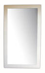 Mirror in white frame 70x130 cm.