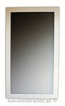 Mirror in white frame 70x130 cm.