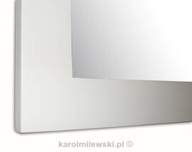 Mirror in white frame