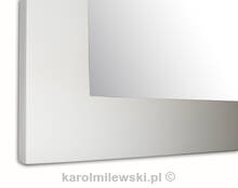 Mirror in white frame