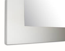 Mirror in white frame