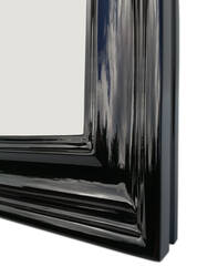 Black picture frame, high gloss