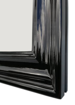Black picture frame, high gloss