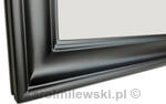 Black picture frame, semi matt