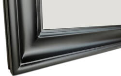 Black picture frame, semi matt