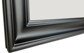 Black picture frame, semi matt