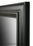Mirror in black frame