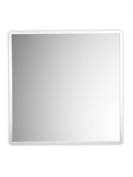 Bathroom Mirror in a White Frame