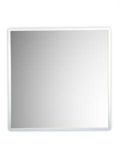 Bathroom Mirror in a White Frame