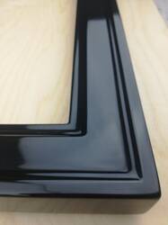 Mirror in black frame