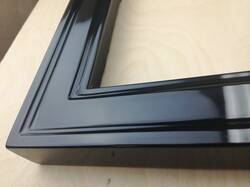 Mirror in black frame