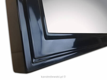 Mirror in black frame