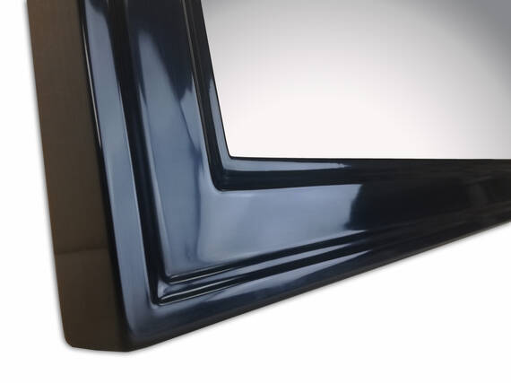 Mirror in black frame 