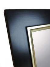 Mirror in black frame 182L