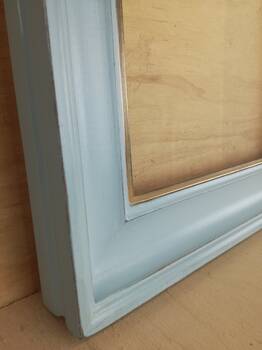 Niebieska rama do obrazu