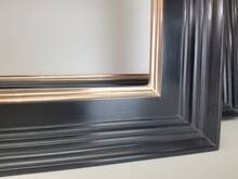 Bespoke picture frame gilded white gold 12ct