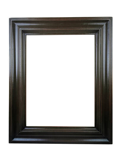 Brązowa rama do obrazu 30x40