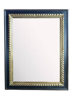 Aurea Toscana 23K – Decorative Mirror in Hand-Carved Frame with 23-Karat Gold Leaf