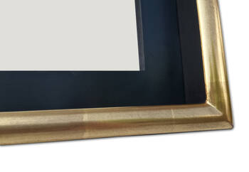 Ręcznie wykonana rama pływająca z litego drewna lipowego do dzieł sztuki