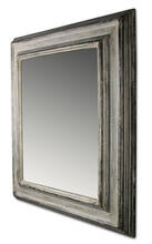 Distressed picture frame white gold