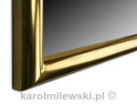 Glamour mirror in gold gilded frame
