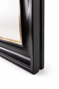 Czarna rama do obrazu - zbliżenie rogu