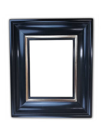 Picture frame gilded moon gold leaf 22ct