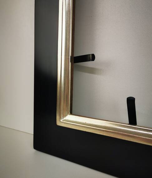 Black custom picture frame 182