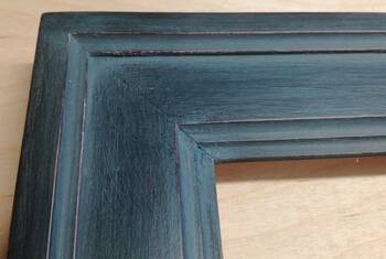 Ramka do zdjęcia w kolorze czarno niebieskim