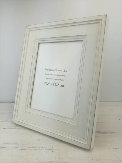 Ramka na zdjęcia biała